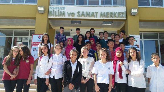 Diyarbakır Bilim ve Sanat Merkezine Gezi